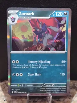 Cresselia 021/064 & Zoroark 032/064 Shrouded Fable Holo Rare Pokemon Cards - Image 5