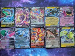 Pokemon Jumbo Card Lot of 10 Pokemon TCG Rayquaza, Blastoise + More - Image 1