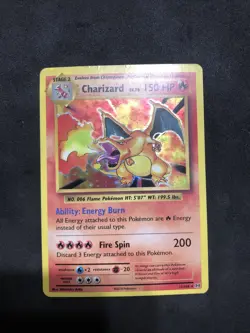 2016 Charizard 11/108 Holo Rare - XY Evolutions - Pokemon Card - Legendary Fire - Image 1