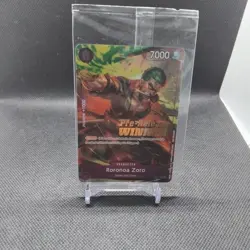 Roronoa Zoro OP-06 Pre-Release Winner Promo SEALED P-045 One Piece Card English - Image 1