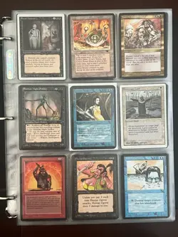Massive ! Vintage Magic Gathering 1008 Cards Collection Binder Alpha Mtg Lot - Image 2