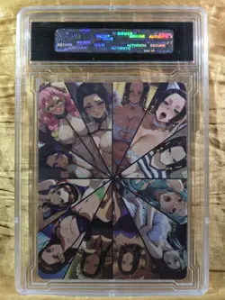 NAMI One Piece Waifu Goddess Manga Card CUSTOM MADE Black label - Image 4