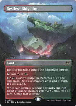 Restless Ridgeline (Borderless) R The Lost Caverns of Ixalan 350 NM - Image 1