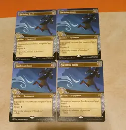 Swiftfoot Boots X4 Showcase Avatar: The Last Airbender: Eternal-Legal MTG MINT - Image 1
