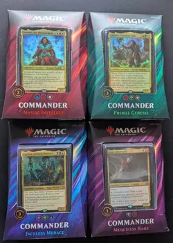 MtG 2019 Commander Decks | Set Of 4 | Brand New and Factory Sealed - Image 1
