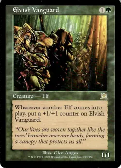 2002 Magic The Gathering Onslaught Elvish Vanguard #259 Light Play - Image 1