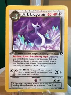Pokemon TCG Team Rocket Dark Dragonair 33/82 1st Edition - Image 1