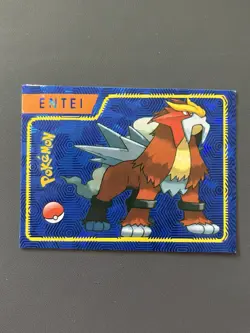 Entei #Em16 Slammer Sticker Kanto Peru Edition Pokemon - Image 1