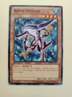 Yugioh! Abyss Soldier SDRE-EN014 1st Ed MP - Image 1