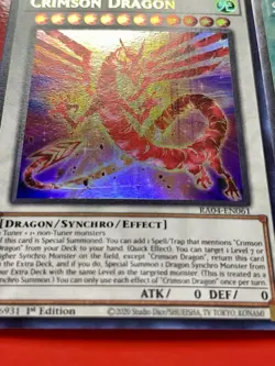Crimson Dragon + Synchro Rumble + Snake-Eyes Vengeance Dragon | YuGiOh! - Image 2