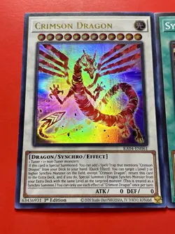 Crimson Dragon + Synchro Rumble + Snake-Eyes Vengeance Dragon | YuGiOh! - Image 3