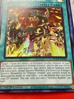 Crimson Dragon + Synchro Rumble + Snake-Eyes Vengeance Dragon | YuGiOh! - Image 4