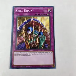 yugioh Skill Drain Sr-13-en040 Dark World 1st Edition Common - Image 1