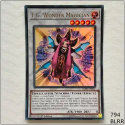 T.G. Wonder Magician - BLRR-EN057 - Ultra Rare 1st Edition Yugioh - Image 1
