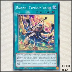 Radiant Typhoon Vision - DOOD-EN063 - Common 1st Edition Yugioh - Image 1