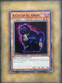 Yugioh A Cat of Ill Omen SS01-ENB11 Speed Duel Common 1st Ed NM - Image 1