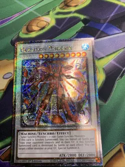 Yugioh Crystron Phoenix RA04-EN058 QCR 1st Ed Near Mint - Image 1