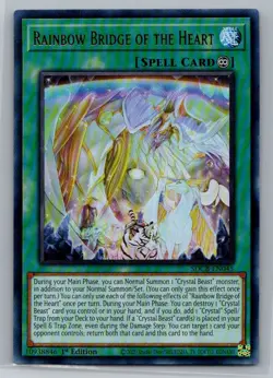 Rainbow Bridge of the Heart #SDCB-EN045 Legend of Crystal Beasts Ultra Rare H55 - Image 1
