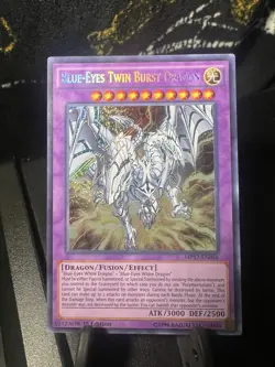 Yugioh Blue-Eyes Twin Burst Dragon MP17-EN056 1st Edition Secret Rare NM - Image 1