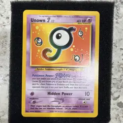 Pokemon Unown TCG J Promo Card 38/53 WOTC 2001 Vintage - Image 1