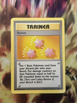 POKEMON BASE SET CARD 89/102 Trainer Revive - Image 1