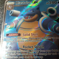 Blastoise GX SM189 LP Full Art Promo Rare Pokemon Card - Image 2