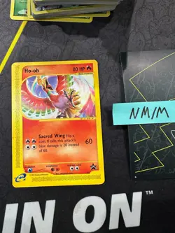 Pokemon Card Ho-oh Black Star Promo E Series WOTC Vintage 52 019 💎NM💎 - Image 1