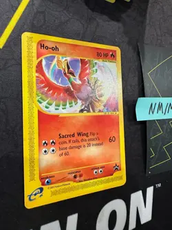 Pokemon Card Ho-oh Black Star Promo E Series WOTC Vintage 52 019 💎NM💎 - Image 3