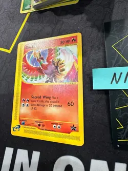 Pokemon Card Ho-oh Black Star Promo E Series WOTC Vintage 52 019 💎NM💎 - Image 4