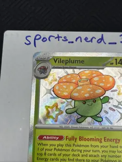 Vileplume Paldean Fates Baby Shiny Holo Card 094/091 Pokemon TCG - Pack Fresh NM - Image 4