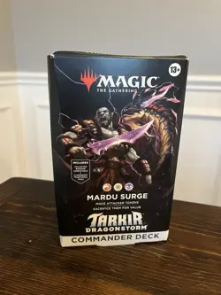 Magic the Gathering Tarkir Dragonstorm Mardu Surge Commander Deck - Image 1