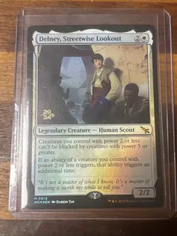 MTG Murders At Karlov Manor Delney, Streetwise Lookout 2024 Stamped Foil - Image 1