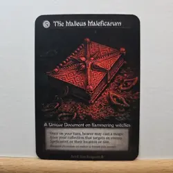 The Malleus Maleficarum Non Foil Unique Sorcery Contested Realm Gothic - Image 1