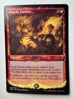 x1 Past in Flames - Signature Spellbook Chandra (004/008 Mythic SS3) MTG Magic - Image 1