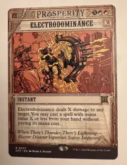 x1 Electrodominance OTP Breaking News MTG 23 RARE M/NM 1x - Image 1