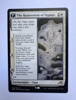 The Restoration of Eiganjo Kamigawa: Neon Dynasty Regular MTG Magic - Image 1