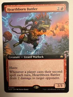 Hearthborn Battler - Extended Art - Magic MTG 2024 Bloomburrow NM/M - Image 1