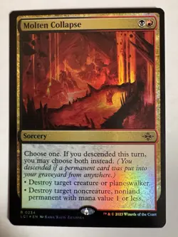 MTG The Lost Caverns of Ixalan Molten Collapse Foil 0234 NM Rare - Image 1