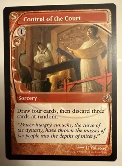 MTG Control of the Court Mystery Booster 2 Regular Future Sight Uncommon NM - Image 1