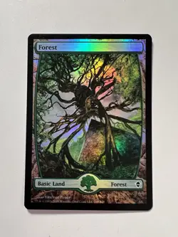 Forest - FOIL FULL ART (#249) - MTG Zendikar - NM - Image 1