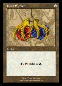 1x Izzet Signet - Foil Etched NM-Mint, English Secret Lair MTG Magic - Image 1
