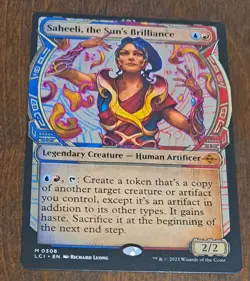 MTG Saheeli, the Sun's Brilliance Showcase - LCI - 0308 Mythic Human Artificer - Image 1