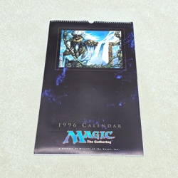 Magic The Gathering 1996 Calendar Vintage VTG Wizards Of The Coast - Image 2