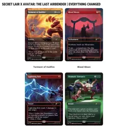 MTG Secret Lair FOIL Avatar: The Last Airbender Everything Changed - Image 1