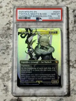Y'shtola Night's Blessed FOIL 207 PSA 10 GEM MINT (MTG Final Fantasy 2025) - Image 1