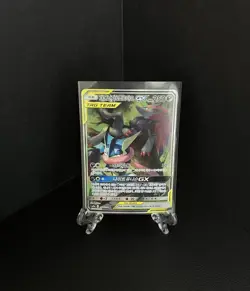 2019 POKEMON GRENINJA & ZOROARK GX Alt Art SR TAG TEAM #059/055 Korean Card - Image 1
