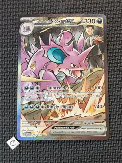 Team Rockets Nidoking EX 233/182 Destined Rivals SIR Pokemon TCG NM - Image 1