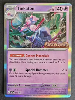 Tinkaton SVP020 Paldea Evolved Prerelease Promo Pokemon TCG LP - Image 1