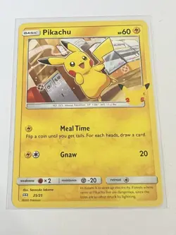 Pikachu 25/25 Non Holo Celebrations 25th Anniversary McDonald's Pokemon TCG - Image 1