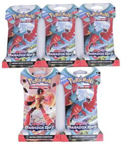 Lot of 5 Pokemon TCG Scarlet & Violet Paradox Rift Booster Packs READ NO RESERVE - Image 1
